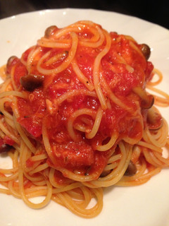 ツナとしめじのトマトパスタ-レシピのメイン写真