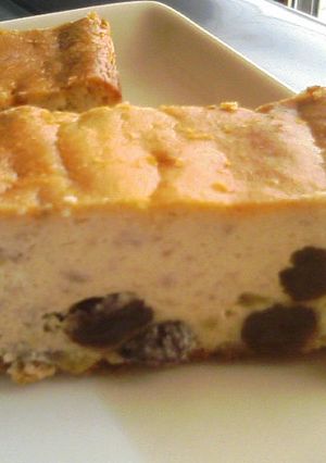 ハチミツでしっとり簡単バナナチーズケーキ-レシピのメイン写真