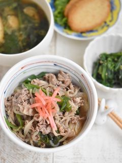 つゆだく牛丼の素【作り置き】-レシピのメイン写真