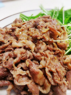 安い豚コマで絶品【味噌ハチミツ漬け焼き】-レシピのメイン写真