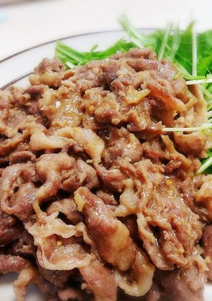 安い豚コマで絶品【味噌ハチミツ漬け焼き】-レシピのメイン写真
