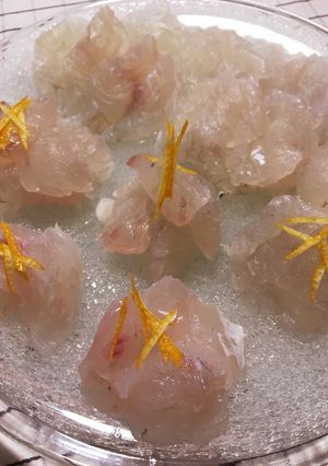 マゴチのお造り-刻みゆずと-レシピのメイン写真