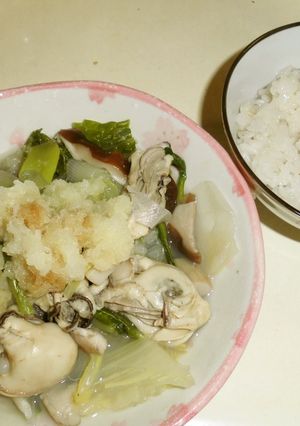 牡蠣と野菜とご飯-レシピのメイン写真