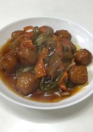 肉団子の甘酢あん-レシピのメイン写真