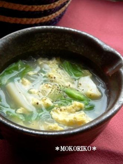 旨みたっぷり♪ホタテとレタスの中華スープ-レシピのメイン写真