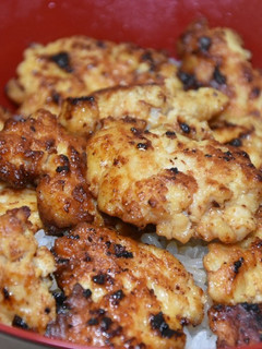 鶏団子の揚げ焼き丼-レシピのメイン写真