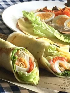クレープのラップサンド-レシピのメイン写真