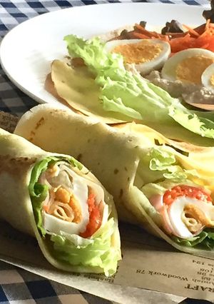 クレープのラップサンド-レシピのメイン写真