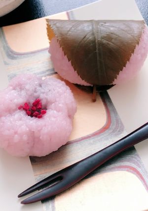 道明寺 桜餅 桜の葉なし-レシピのメイン写真