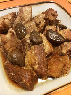 ほろほろ柔らか豚肉の黒酢ニンニク煮込み-レシピのメイン写真