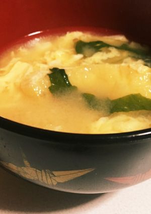 シソの香りの味噌汁-レシピのメイン写真
