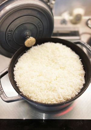 ストウブ 炊飯 IH staub 無洗米-レシピのメイン写真