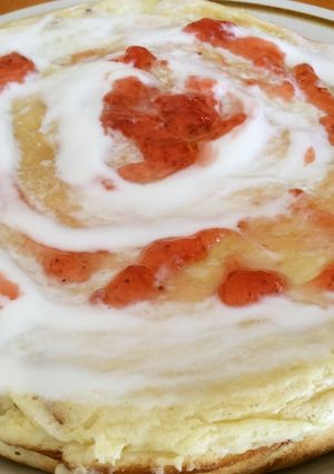 朝に嬉しい♡りんごのホットケーキ-レシピのメイン写真
