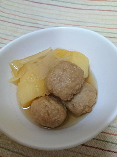 簡単な肉団子の煮物-レシピのメイン写真