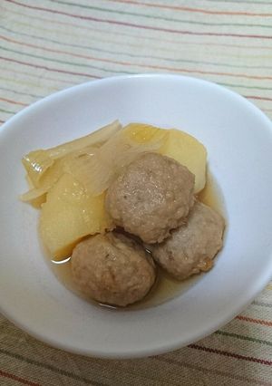 簡単な肉団子の煮物-レシピのメイン写真