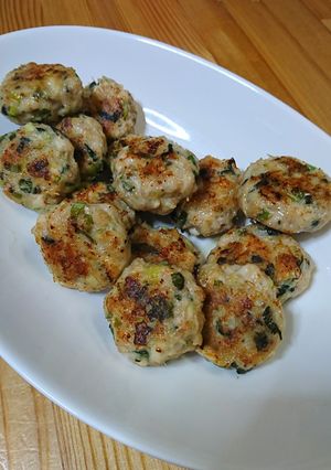 エノキでかさ増しW低カロ✧大葉塩つくね✣-レシピのメイン写真