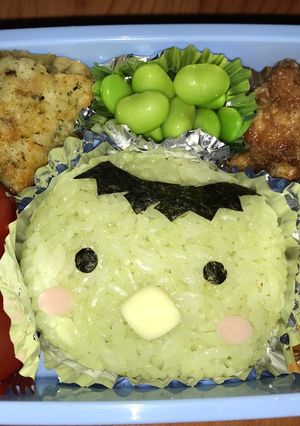 緑のデコふり消費 デコ弁当 河童 カッパ-レシピのメイン写真