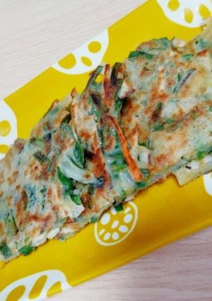 ☆じゃがいもでもっちり！にらチヂミ☆-レシピのメイン写真