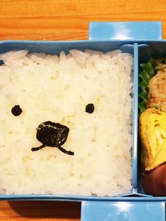 超簡単時短★しろくまキャラ弁-レシピのメイン写真
