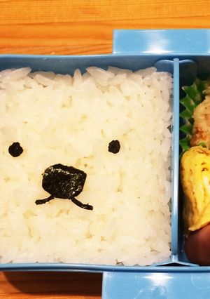 超簡単時短★しろくまキャラ弁-レシピのメイン写真