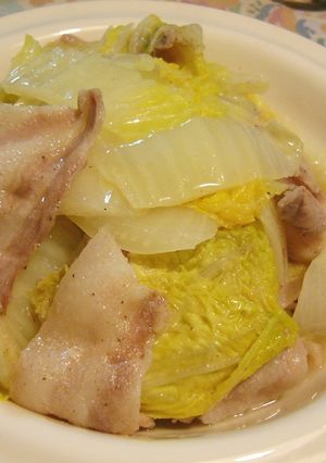 白菜と豚バラ肉の蒸し煮-レシピのメイン写真