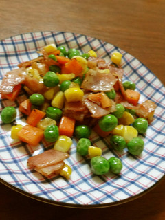 【お弁当用】簡単ベーコン炒め-レシピのメイン写真