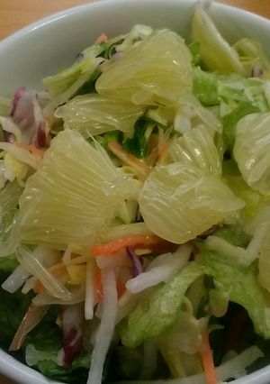我が家の文旦サラダ(∩´∀`∩)-レシピのメイン写真
