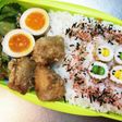 旦那弁当49♥からあげ弁当!ひよこ入りw