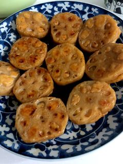 レンコンのつくね照り焼き-レシピのメイン写真