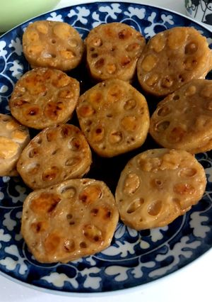 レンコンのつくね照り焼き-レシピのメイン写真