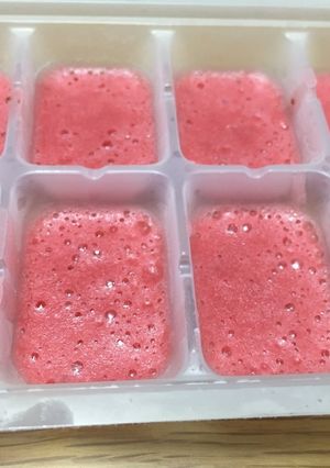 【離乳食初〜中期】冷凍可☆いちごミルク-レシピのメイン写真