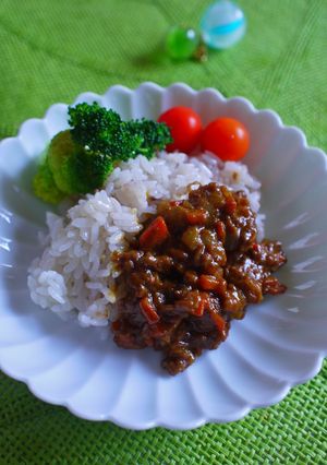 レンジだけでドライカレー-レシピのメイン写真