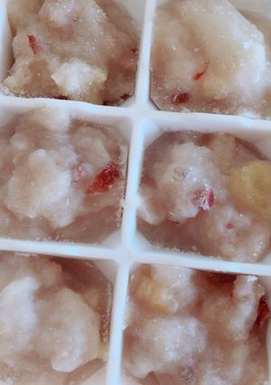 離乳食*苺バナナとレーズンのパン粥-レシピのメイン写真