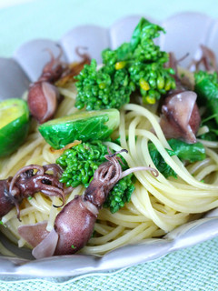 ホタルイカの春パスタ-レシピのメイン写真