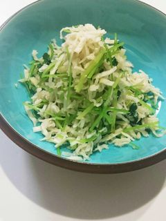 切干大根と三つ葉の和え物-レシピのメイン写真