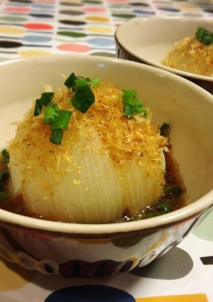 レンジで簡単！まるごと新たまねぎの副菜-レシピのメイン写真