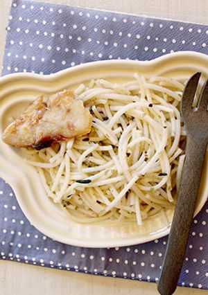 【離乳食完了期】魚と海の七草のパスタ-レシピのメイン写真
