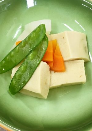 高野豆腐と根菜の煮物-レシピのメイン写真