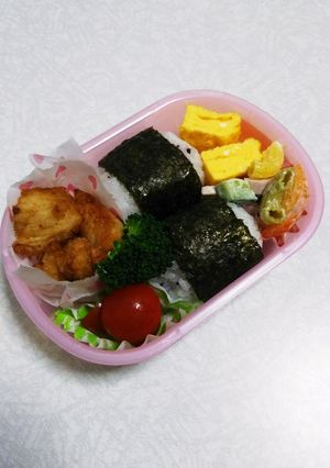 18/3/5 むね肉唐揚げ弁当-レシピのメイン写真