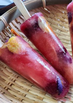 食花のアイスキャンディー-レシピのメイン写真