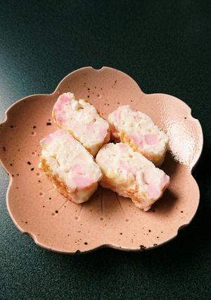 卵白消費★簡単★白とピンクの淡雪たまご-レシピのメイン写真