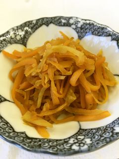 生姜とにんじんのきんぴら-レシピのメイン写真
