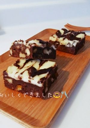 サラダ油で☆クリームチーズブラウニー-レシピのメイン写真