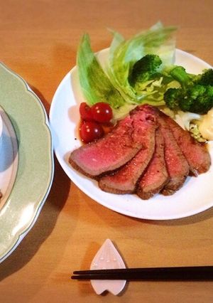 超簡単フライパン１つで美味ローストビーフ-レシピのメイン写真