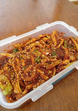 歯ごたえ最高☆韓国の切り干し大根キムチ-レシピのメイン写真