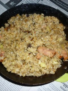 昨日の炊き込みご飯を炒飯に-レシピのメイン写真