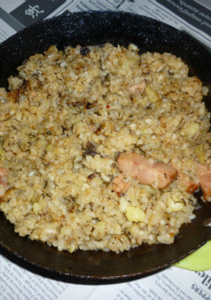 昨日の炊き込みご飯を炒飯に-レシピのメイン写真