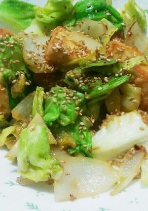 ★ゆる糖質制限★野菜と厚揚げの甘味噌炒め-レシピのメイン写真