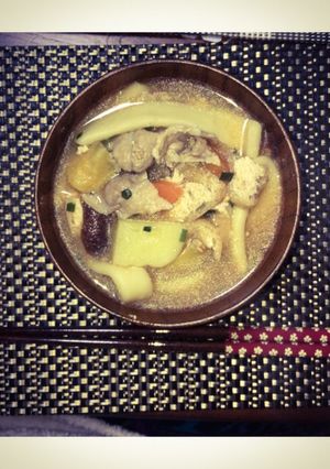 家庭の味、ダゴ汁風熊本名物！-レシピのメイン写真