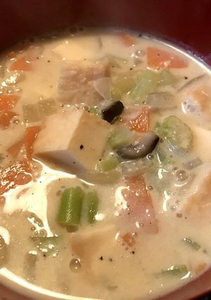 豆乳スープ-レシピのメイン写真